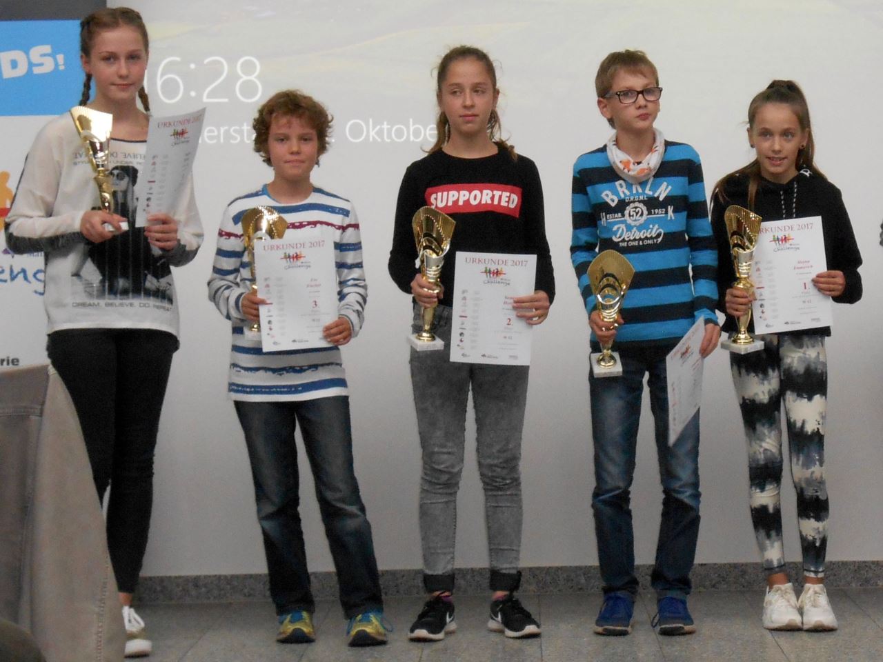 TV Schweinheim Leichtathletik Siegerehrung Main-Echo Kids Cup 2017