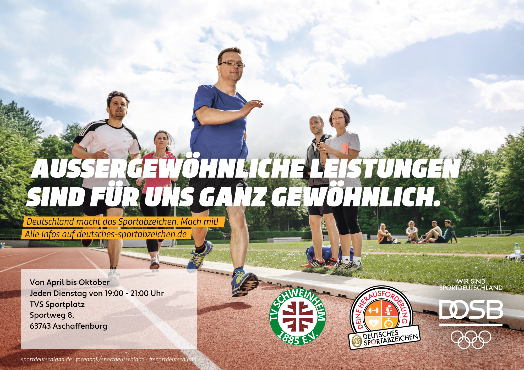SD-Motiv · Deutsches Sportabzeichen · Laufen, Inklusion
